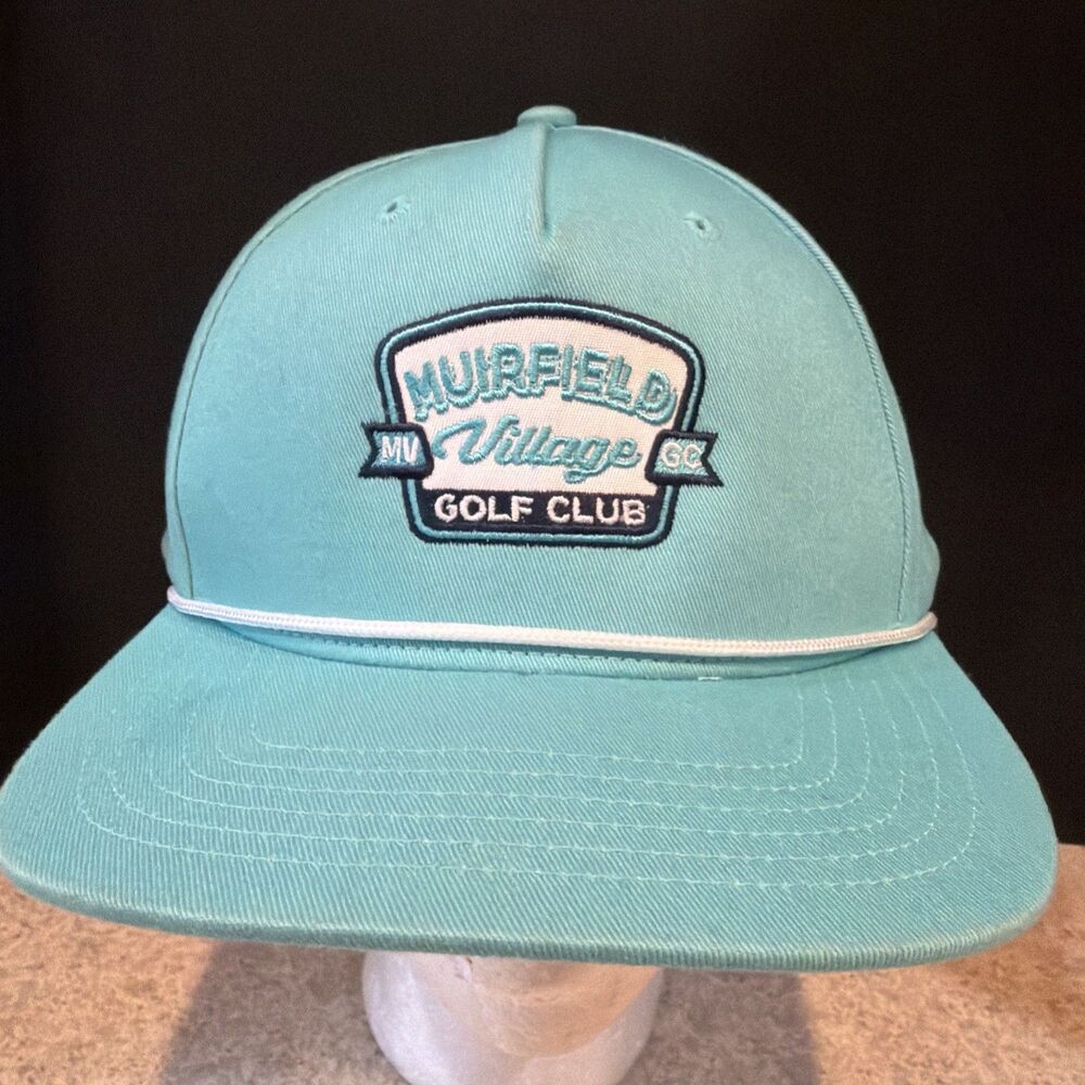 Muirfield Village Golf Club Memorial Tornament hat- ahead brand specialty teal